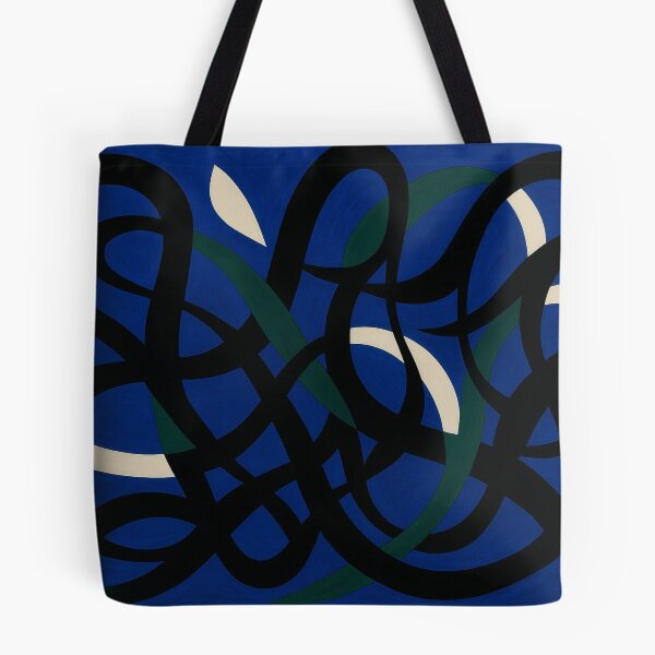 Item preview, Abstract lines on blue designed and sold by Sigtrix.