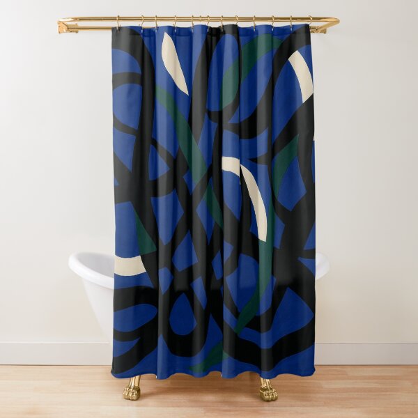 Item preview, Abstract lines on blue designed and sold by Sigtrix.