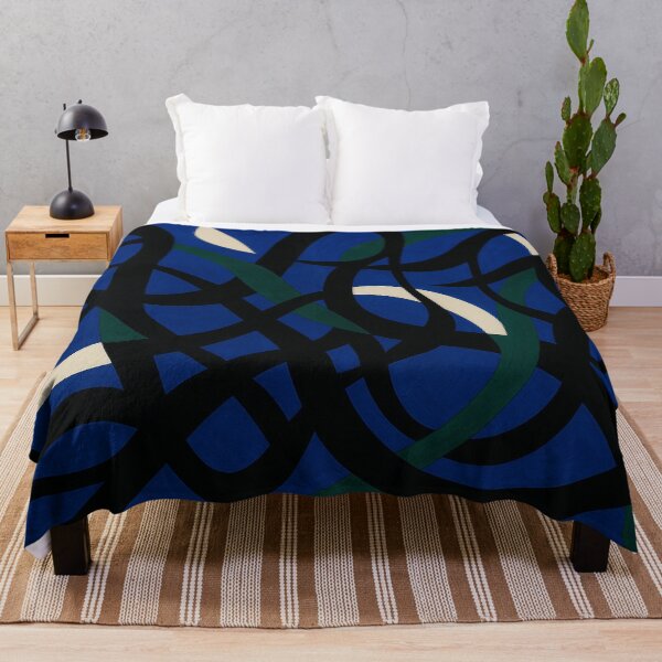 Item preview, Abstract lines on blue designed and sold by Sigtrix.