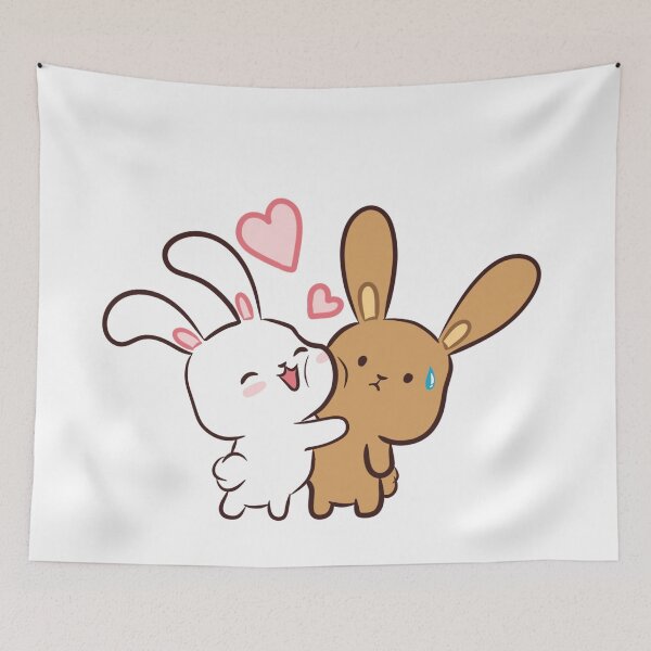 Item preview, Nua and Nia love bunnies cute love couples designed and sold by zand-n-zive.
