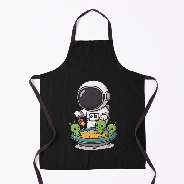 Item preview, Astronaut Playing with Baby Aliens in a UFO Sandbox – Cute Space Cartoon designed and sold by ColorSplash123.