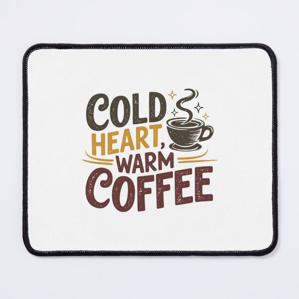 Item preview, Cold heart warm coffee designed and sold by Made-by-Gus.