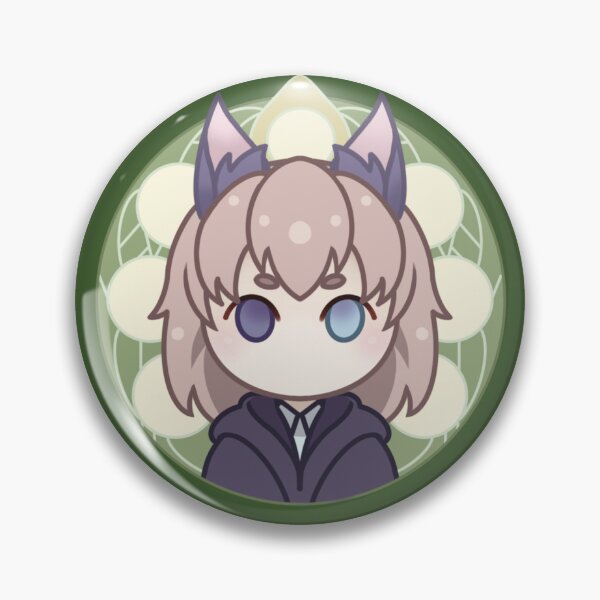 Item preview, Lil' Emerald designed and sold by The Resonance: A Genshin Impact Podcast.