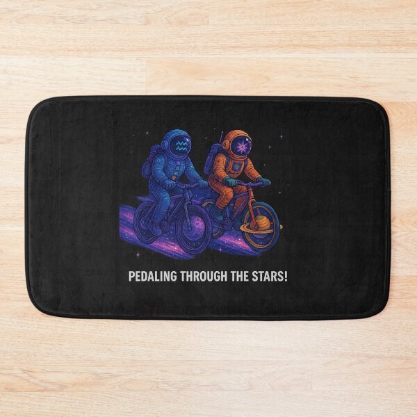 Item preview, Galaxy Riders — Pedaling Through the Stars designed and sold by HEERMANArt.
