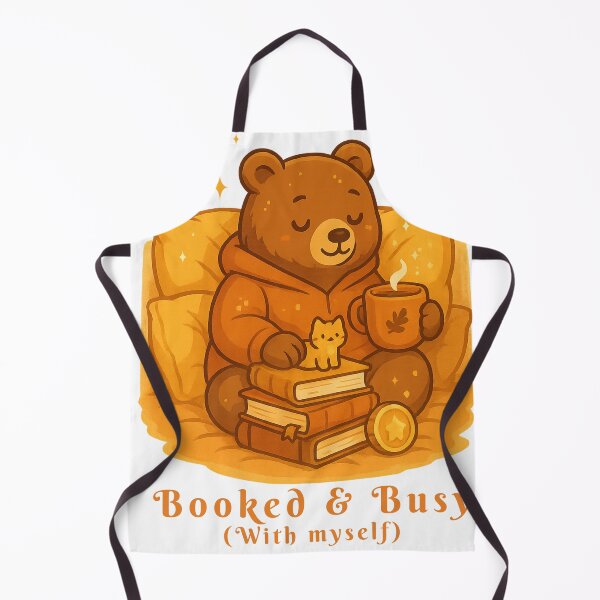 Item preview, Bear – “Booked & Busy (With Myself)” designed and sold by KomoriYuki.