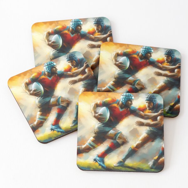 Item preview, Rugby Rush – Power and Passion on the Field designed and sold by DreamMandalas.