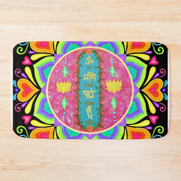 Item preview, Om Mani Padme Hum Mandala designed and sold by Soozie Wray.