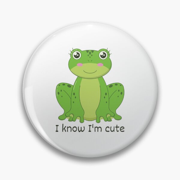 Item preview, Cute Cartoonish Smiling Frog designed and sold by A-U-Design.