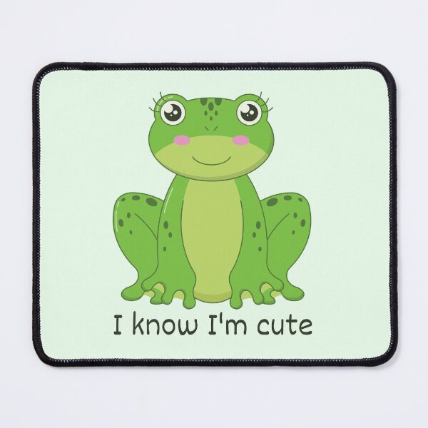 Item preview, Cute Cartoonish Smiling Frog designed and sold by A-U-Design.