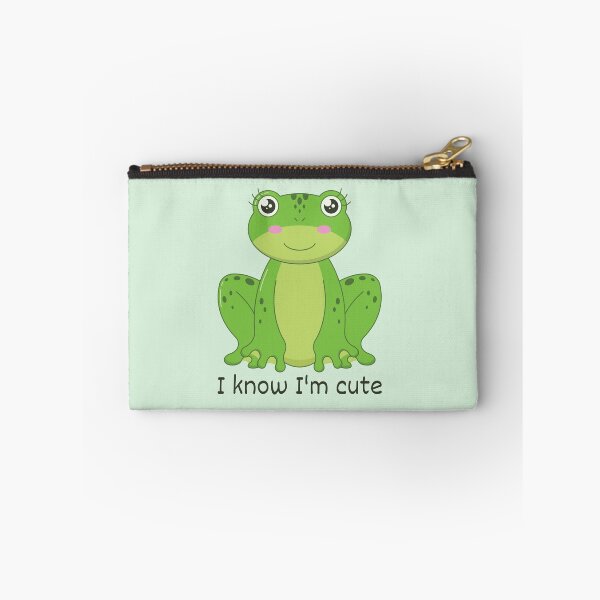 Item preview, Cute Cartoonish Smiling Frog designed and sold by A-U-Design.