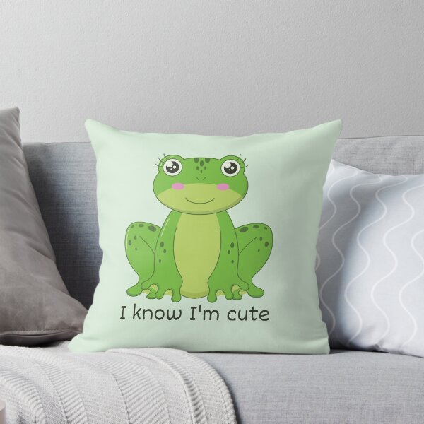 Item preview, Cute Cartoonish Smiling Frog designed and sold by A-U-Design.