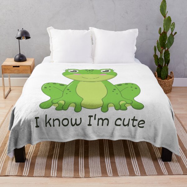 Item preview, Cute Cartoonish Smiling Frog designed and sold by A-U-Design.