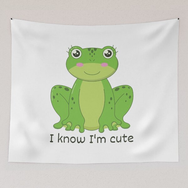 Item preview, Cute Cartoonish Smiling Frog designed and sold by A-U-Design.
