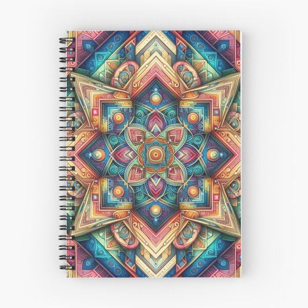 Item preview, Colorful geometric decorative mystic pattern  designed and sold by Dogandesighn.