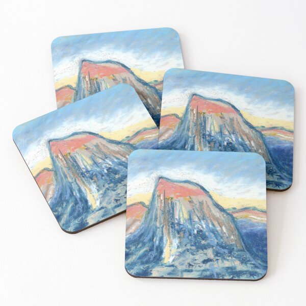 Item preview, Yosemite Dome Oil Pastel Painting designed and sold by SomeChicksArt.