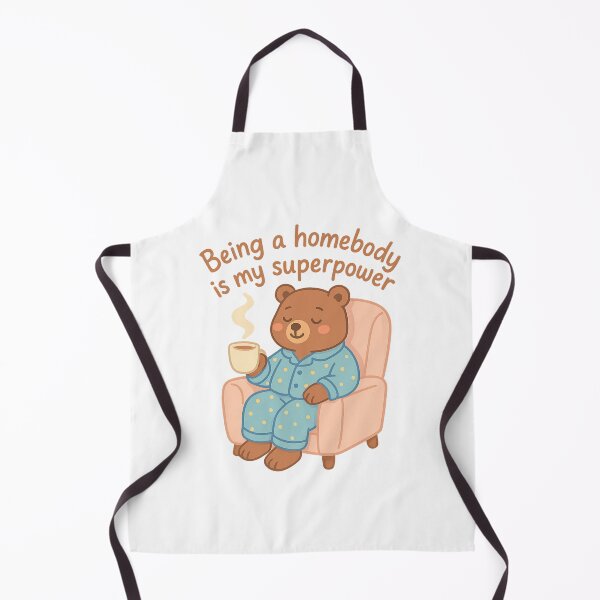 Item preview, Cute Bear Pajamas Quote – Homebody Superpower Design designed and sold by LaserKey.