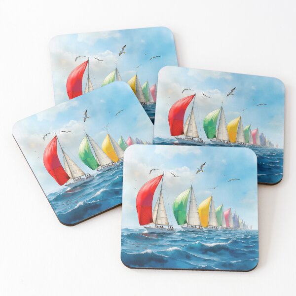 Item preview, Sailing Race On the High Seas designed and sold by Maria Dryfhout.