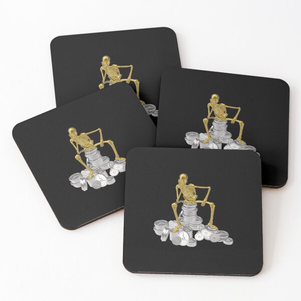 Item preview, Golden skeleton on weight plates - 3D designed and sold by HA-Design-Kunst.