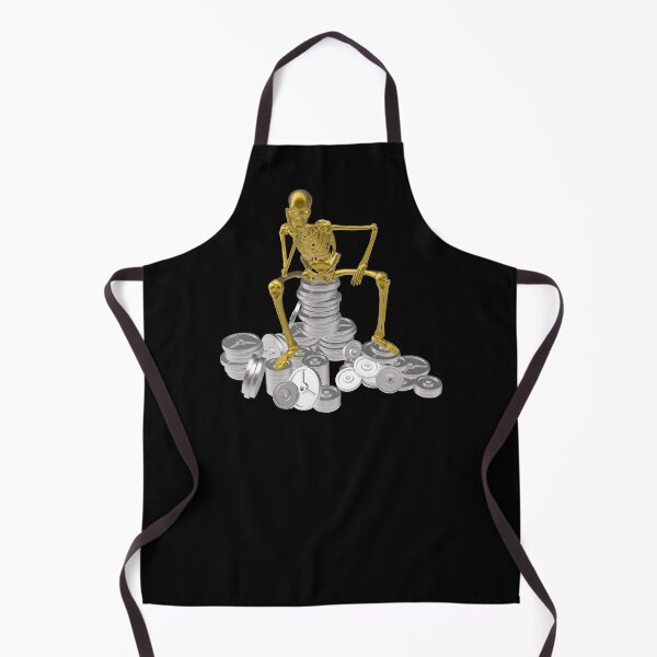 Item preview, Golden skeleton on weight plates - 3D designed and sold by HA-Design-Kunst.
