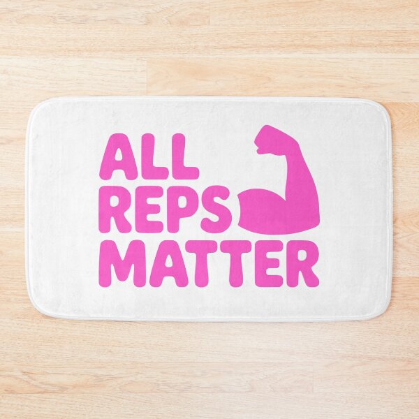 Item preview, All Reps Matter! Pink Gym Girl designed and sold by PMCreative.