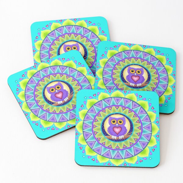 Item preview, Little Purple Owl Mandala designed and sold by Soozie Wray.