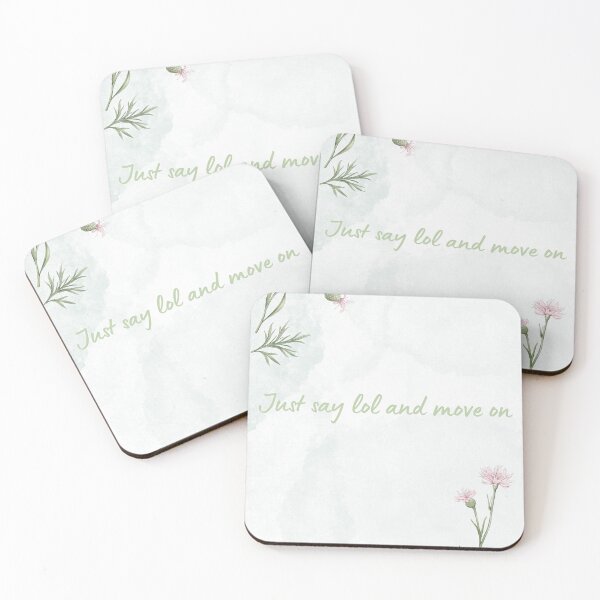 Item preview, Just Say LOL – Soft Watercolor Quote Poster designed and sold by Levision.