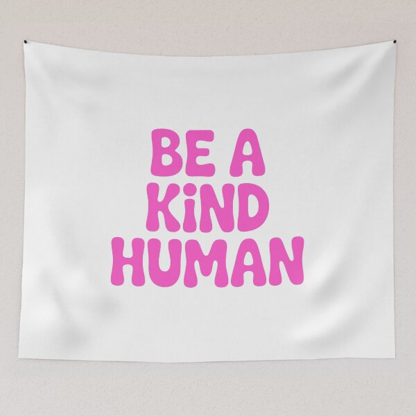 Item preview, Be A Kind Human! Pink Motivational Girl designed and sold by PMCreative.