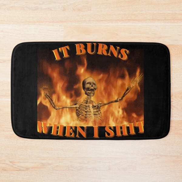 Item preview, Funny Fire Skeleton Design designed and sold by VossMonk3.