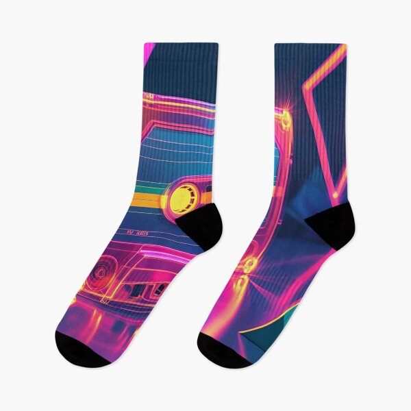 Item preview, Retro cassette – neon colors & vaporwave style designed and sold by Anna2492.