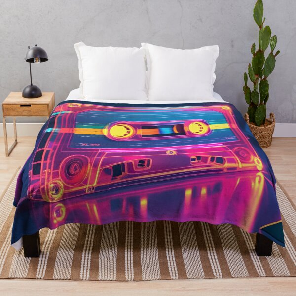 Item preview, Retro cassette – neon colors & vaporwave style designed and sold by Anna2492.