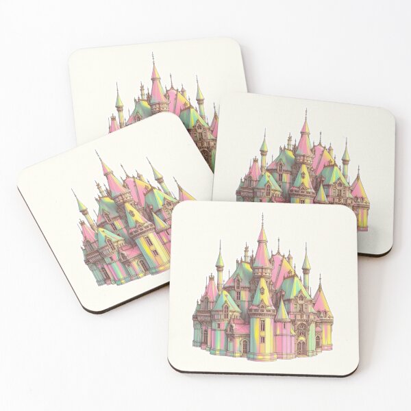 Item preview, Minimalist French Castle - Modern Chateaucore Aesthetic Wall Art designed and sold by Sugar Wisdom .