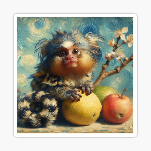 Item preview, Gewöhnliche Marmoset-Kunst Nr. 4 | Marmoset-Liebhaber designed and sold by ksgraphics222.