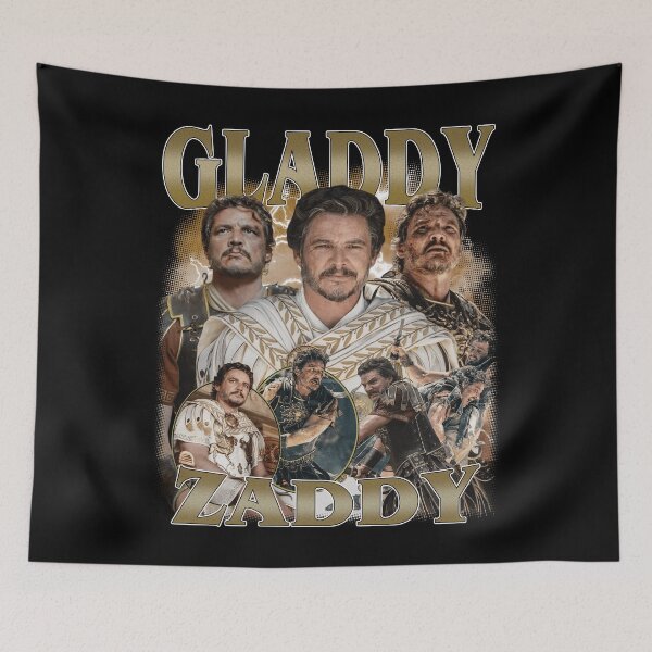 Item preview, Retro Gladdy Zaddy Pedro Pascal Gladiator  designed and sold by Phoemps.
