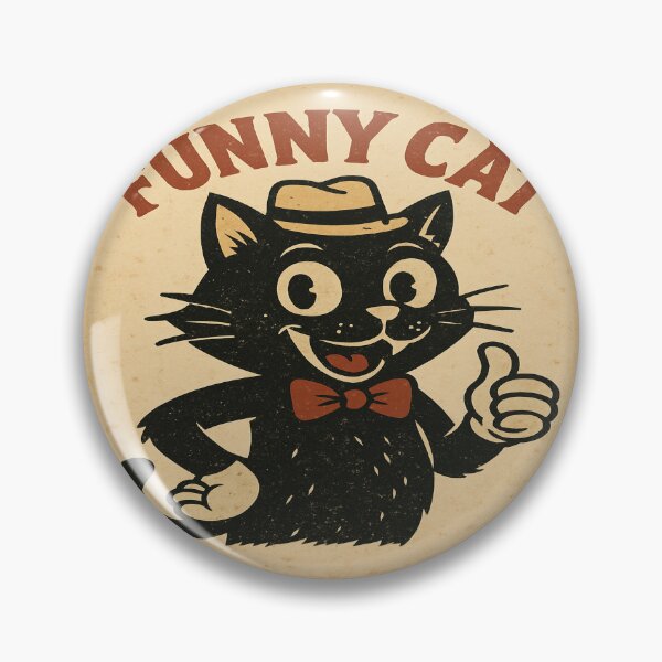 Item preview, The Funniest Vintage Cat designed and sold by DarkTonight.