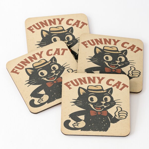 Item preview, The Funniest Vintage Cat designed and sold by DarkTonight.