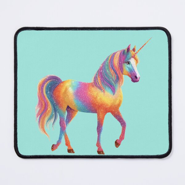 Item preview, Glitter Rainbow Unicorn Mia designed and sold by Lichtisign.