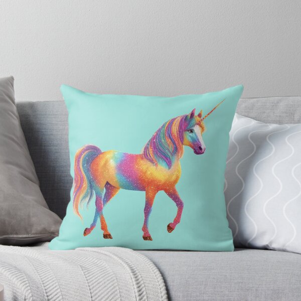 Artikelvorschau, Glitzer Regenbogen Einhorn Mia entworfen und verkauft von Lichtisign.