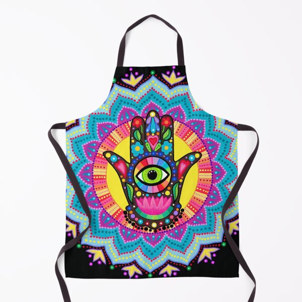 Item preview, Colourful Lucky Hand Mandala designed and sold by Soozie Wray.