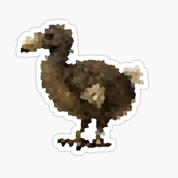 Item preview, Dodo crystal pixels. designed and sold by moths-minor.