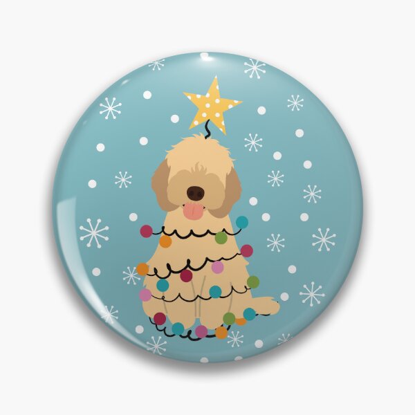 Item preview,  Apricot Cockapoo Cavapoo Cavoodle Dog Christmas Tree designed and sold by Lulupainting.