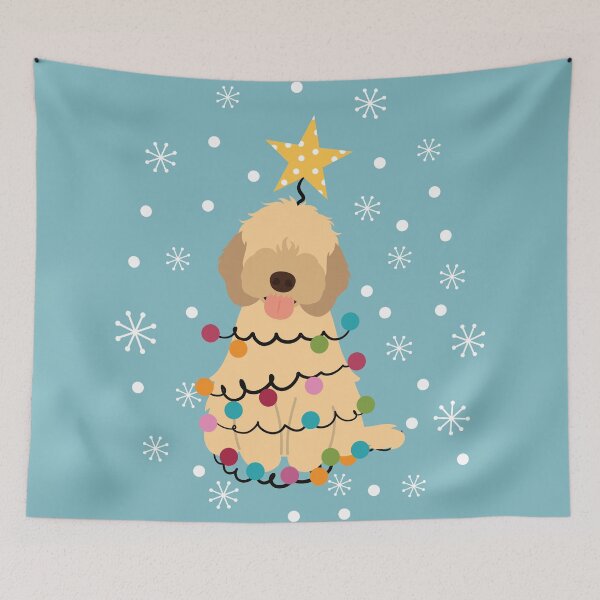 Item preview,  Apricot Cockapoo Cavapoo Cavoodle Dog Christmas Tree designed and sold by Lulupainting.