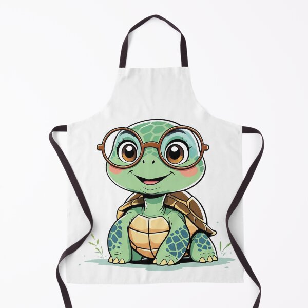 Item preview, Cute turtle with glasses – pastel cartoon design designed and sold by Anna2492.