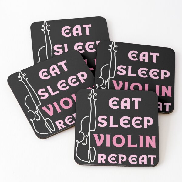 Item preview, Eat Sleep Violin Repeat designed and sold by Klaudesign.