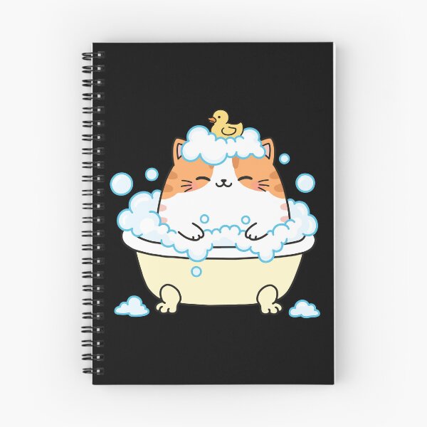 Item preview, Kawaii Cat Bubble Bath Sticker designed and sold by Galaxi Tee.