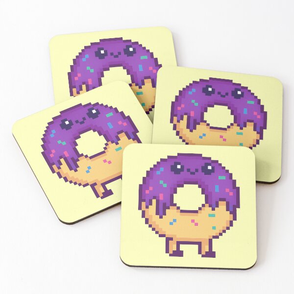 Item preview, Pixel Purple Donut designed and sold by Random 00.