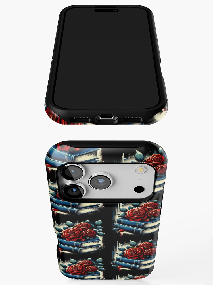 Thumbnail 3 of 4, iPhone Case, Bookstack designed and sold by GraphicsClub.