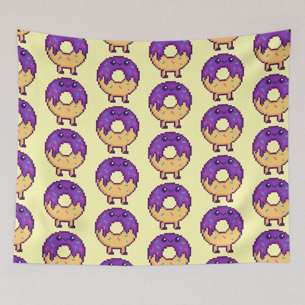 Item preview, Pixel Purple Donut designed and sold by Random 00.