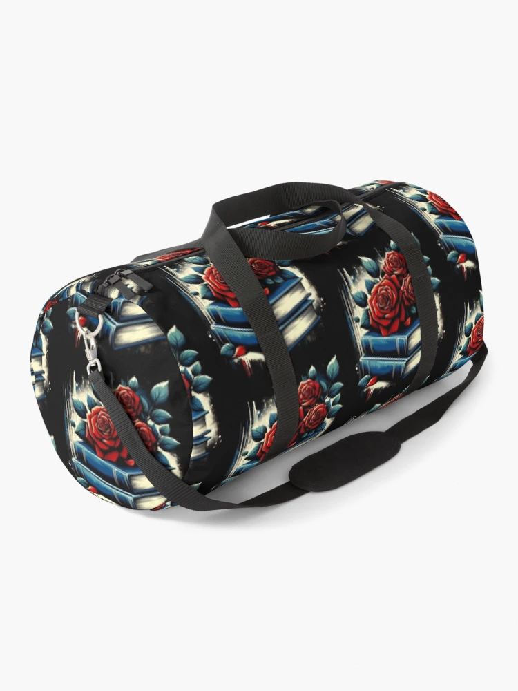 Thumbnail 1 of 3, Duffle Bag, Bookstack designed and sold by GraphicsClub.