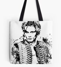 Adam Ant - B&W splatter Tote Bag