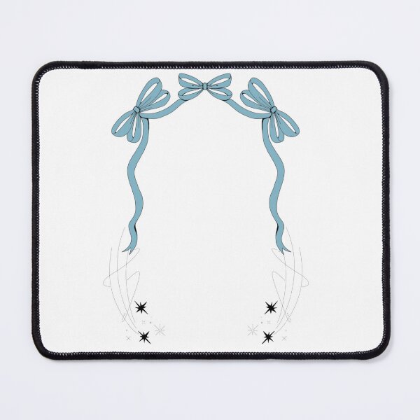 Item preview, Blue Bow Arch & Shooting Stars – Dreamy Coquette Poster designed and sold by Levision.